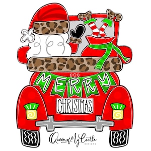 TEMPLATE Santa Template Door Hanger Template - DIY Door Hanger - Door Decor Template - Christmas Template - Downloadable Door Hanger