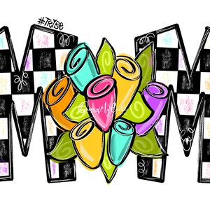 TEMPLATE - Mother’s Day Template - Door Hanger Template - DIY Door Hanger - Door Decor Template - Flower Template - Downloadable Door Hanger