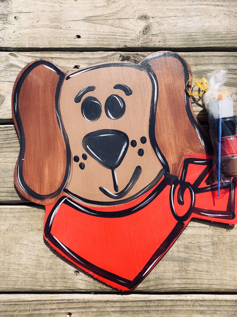 Puppy Dog Paint Kit Kids Paint Kit DIY Art Project Paint Etsy