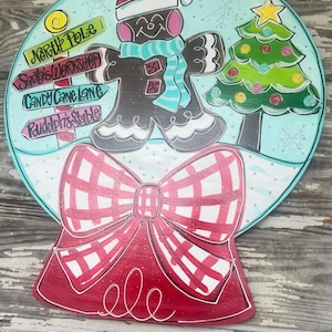 Christmas Door Hanger - Personalized Door Hanger - Holiday Door Decor - Christmas Decorations - Holiday Decor - Christmas Wreath - Christmas