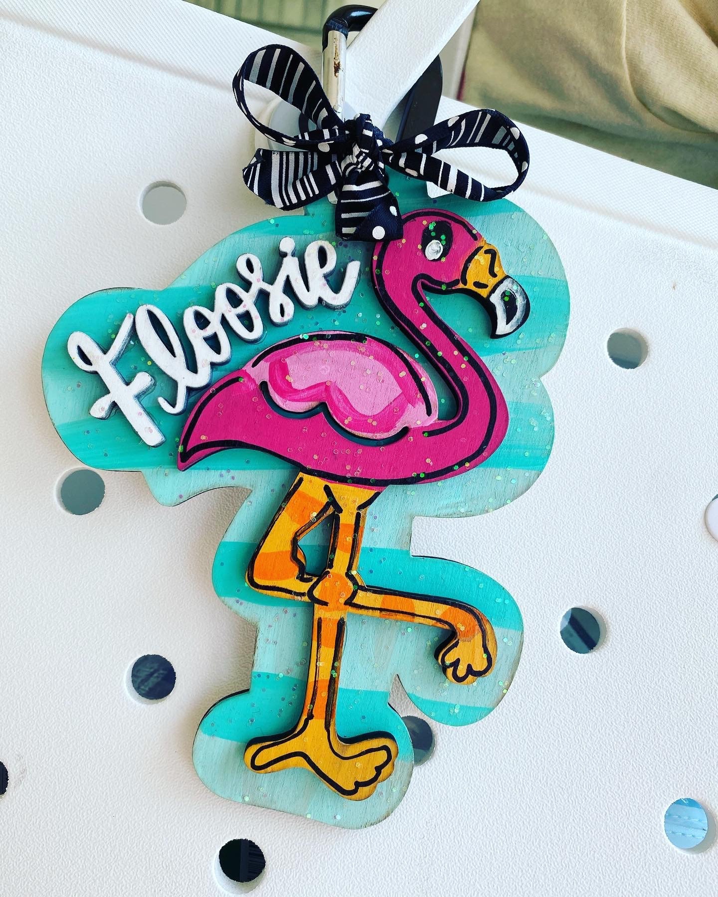 Flamingo bag charm hotsell