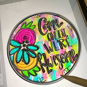 PREORDER Personalized Door Hanger- Initial Door Hanger - Custom Sign - Personalized Wreath - Monogram Door Hanger - Front Door Sign