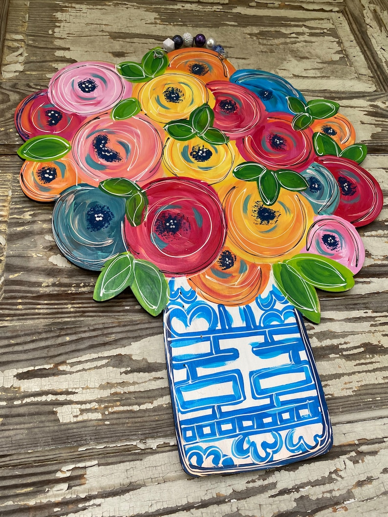 Spring Door Hanger Summer Door Hanger Spring Decor - Etsy