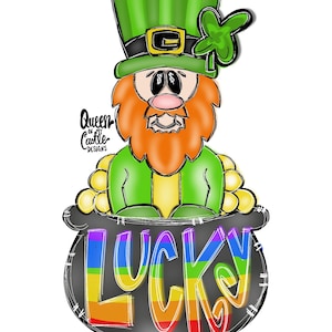 TEMPLATE St. Patrick’s Day Template Door Hanger Template - DIY Door Hanger - Door Decor Template - Irish Template - Downloadable Door Hanger