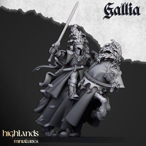 The Green Knight - Spectral Body - Knights of Gallia - Highlands Miniatures - 3D Printed