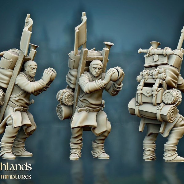 Patsy, page to King Arthur - Highlands Miniatures - 3D Printed Arthurian