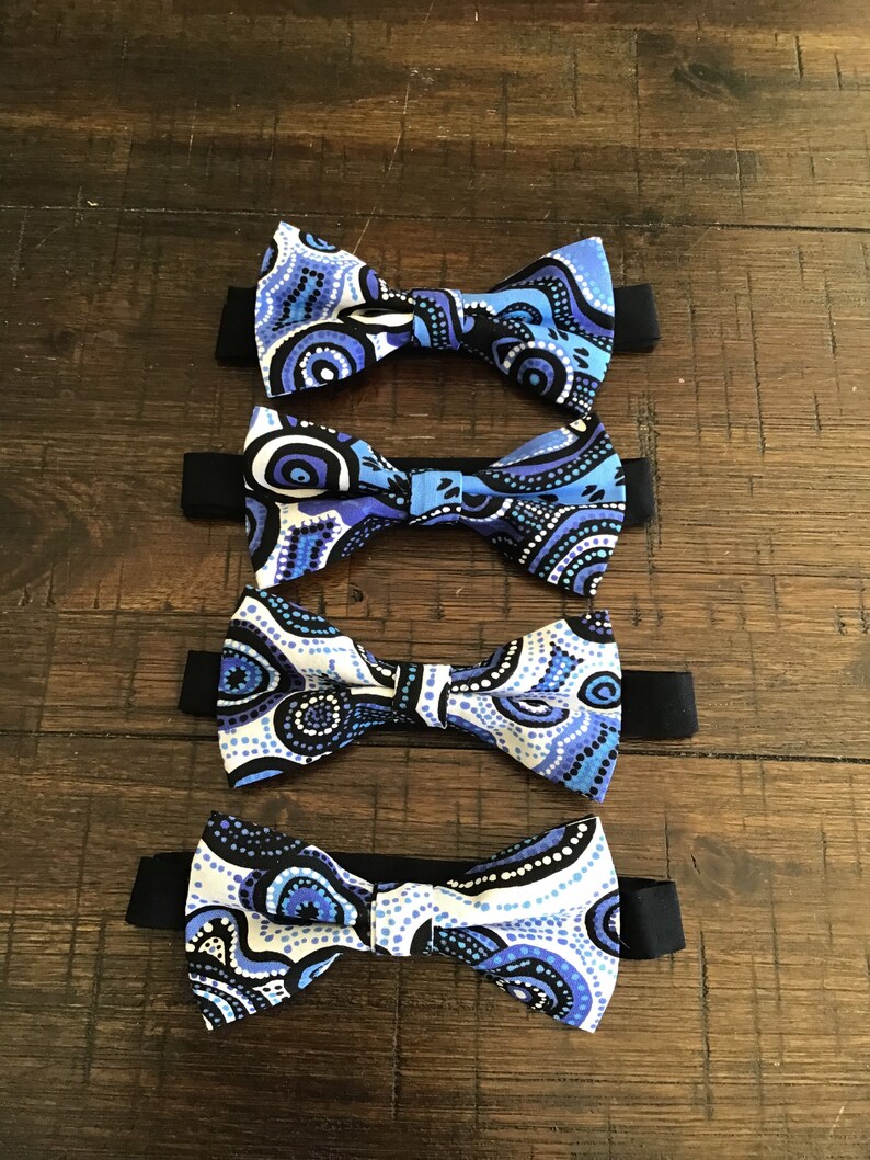 Bow Tie Australian Aboriginal Art Fabric for Adults and Children Etsy