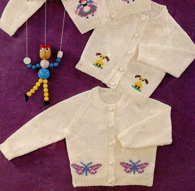 Double Knitting newborn to 2 years 5 Sizes 18-22 Vintage Instant Download Kenyon Pdf 0486 CLASSIC BABY CARDIGANS Knitting Pattern Double Knitting newborn to 2 years 5 Sizes 18-22 Vintage Instant Download Kenyon Pdf 0486 CLASSIC BABY CARDIGANS Knitting Pattern