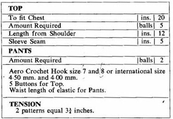 Yarn Conversion Chart Pdf