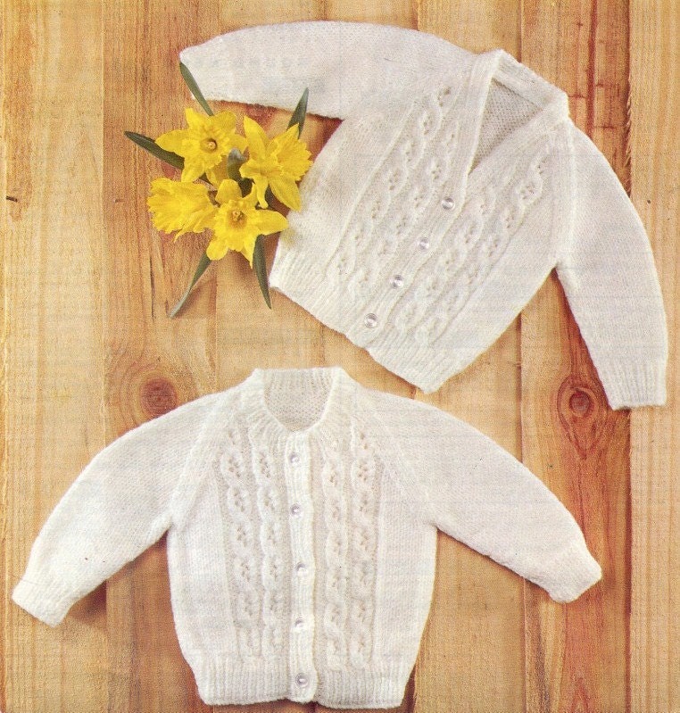 Double Knitting newborn to 2 years 5 Sizes 18-22 Vintage Instant Download Kenyon Pdf 0486 CLASSIC BABY CARDIGANS Knitting Pattern Double Knitting newborn to 2 years 5 Sizes 18-22 Vintage Instant Download Kenyon Pdf 0486 CLASSIC BABY CARDIGANS Knitting Pattern