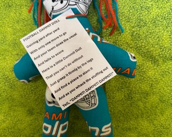 Miami Dolphins Dammit  Dolls