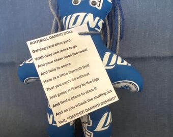 Detroit Lions Dammit  Dolls