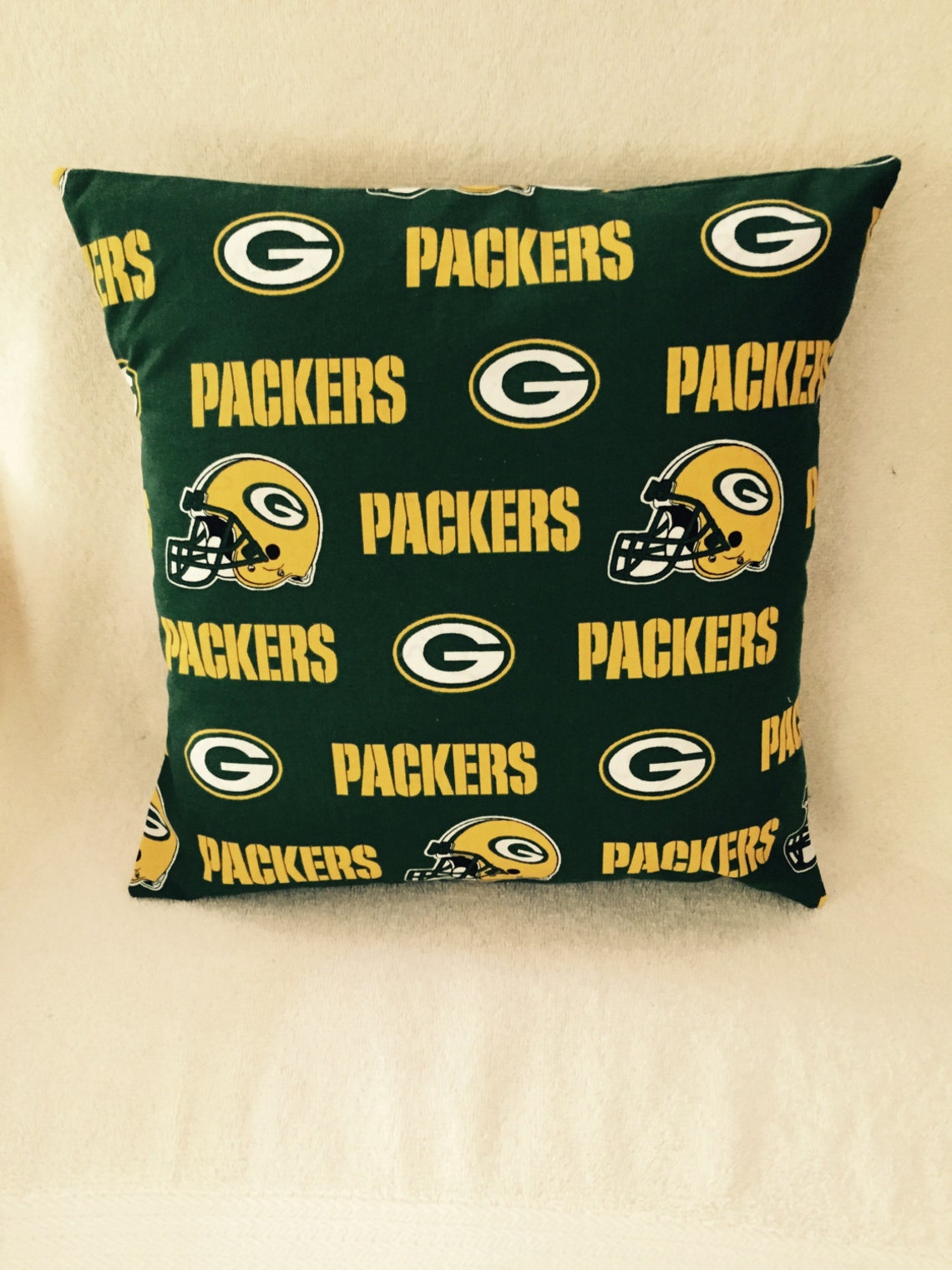 Green Bay Packers Pillow Etsy