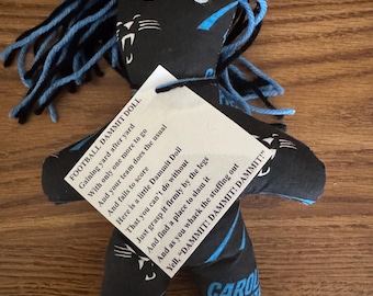 Carolina Panther Dammit  Dolls