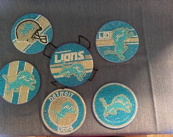 Detroit Lions Coaster Set
