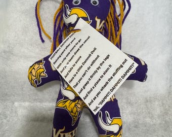 Minnesota Vikings Dammit  Dolls