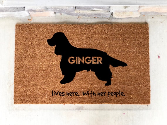 cocker spaniel doormat