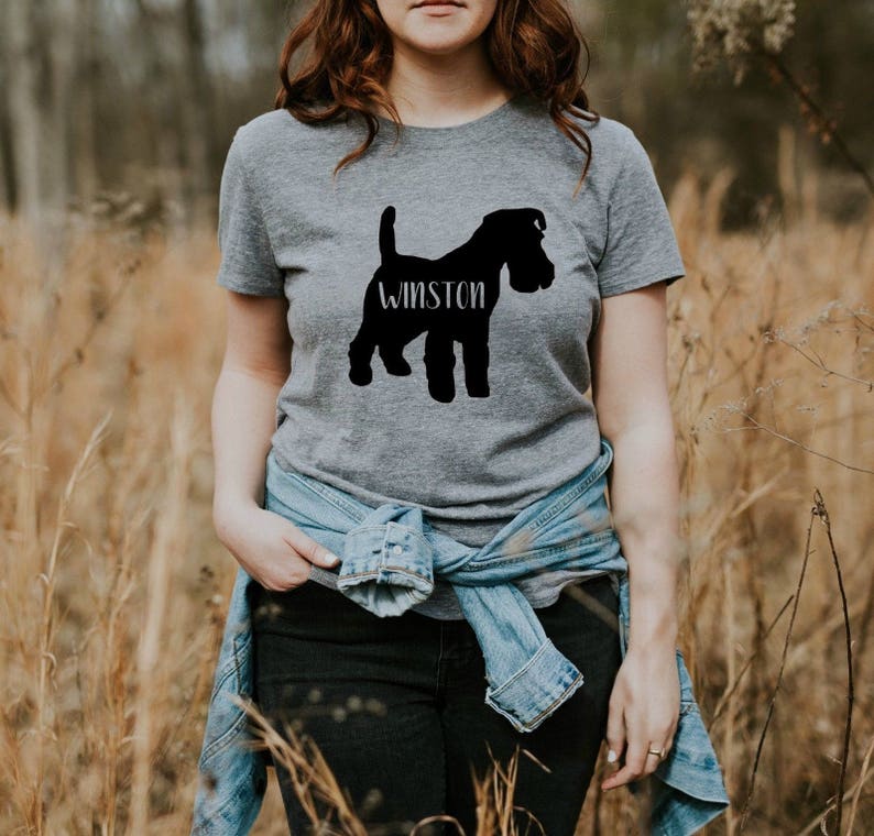 Personalized American Scottish Terrier Women's Tshirt S M Etsy