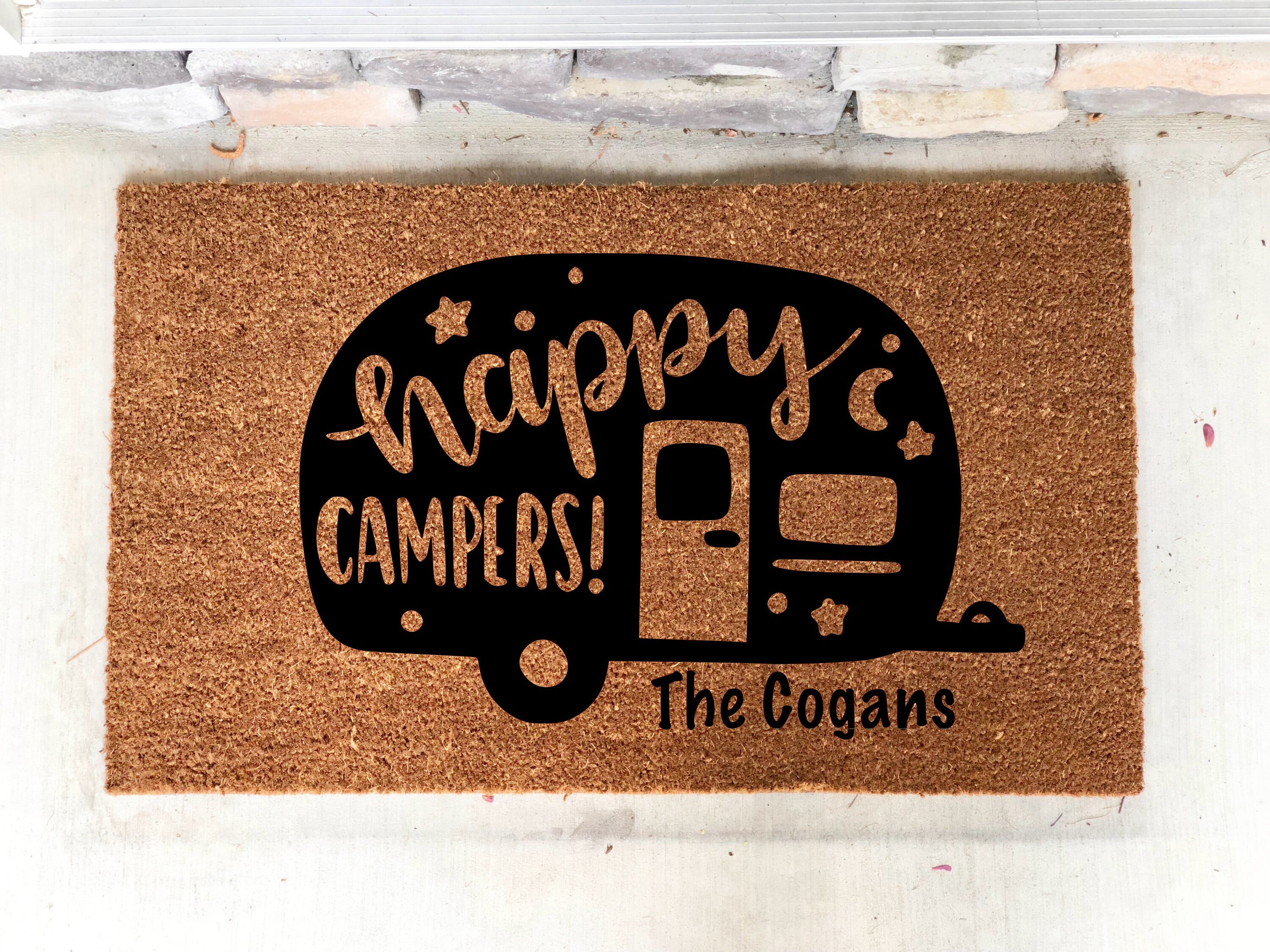Personalized Camper RVDoor Mat RV Doormat Fathers Day Etsy