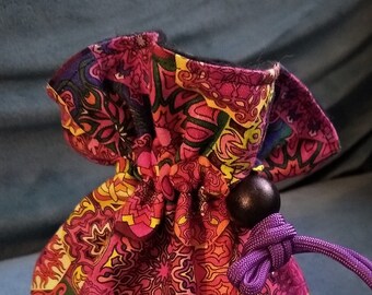 Large Colorful Dice Bag - Patterntastic