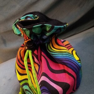 Large Colorful Dice Bag - Portal Trippin&#39;