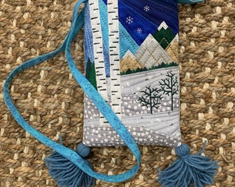 Sac boho brodé Snow Day