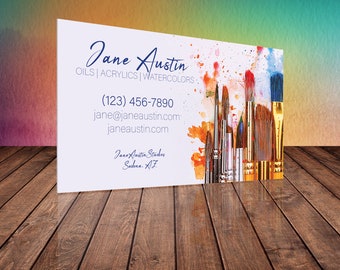 Artist Business Card Etsy