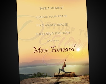 Move Forward Inspirational Poster