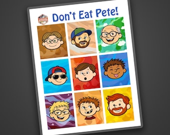 Don't Eat Pete Game (kids) - Printable