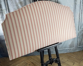 Bespoke 'The Holland' headboard with piping included choice of fittings, size, and fabrics