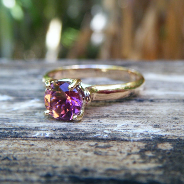 RESERVED for P&I, TOURMALINE engagement ring, unique alternative pink, Valentine's day gift for her, solid gold , conflict free gemstone