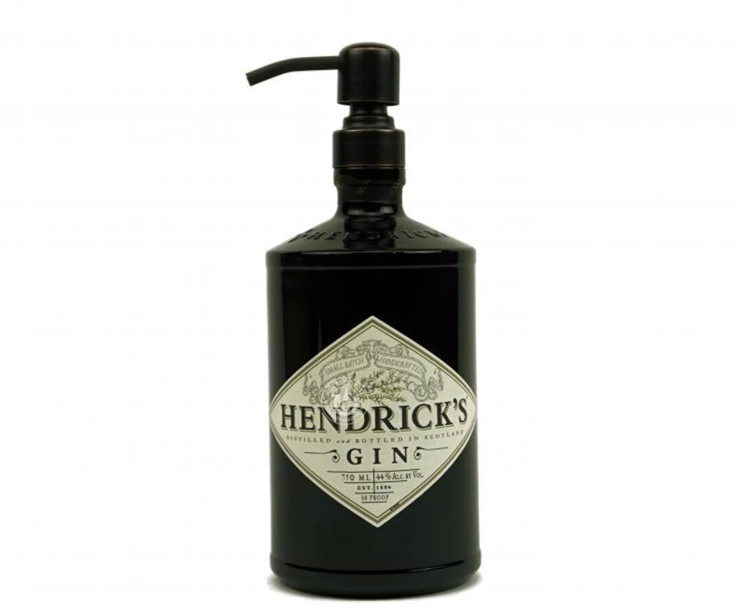 Hendricks Gin Bottle Soap Dispenser Etsy