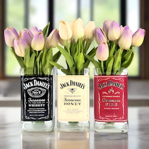 Jack Daniel's Whiskey Bottle Vase