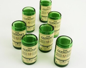 The Glenlivet Whisky 50ml Bottle Shot Glass