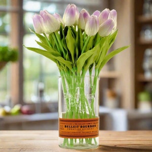 Bulleit Bourbon Whiskey Bottle Vase