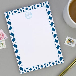 Personalized Monogrammed Notepad, Custom Notepad, Personalized Gifts, Monogram Notepad, Custom Stationery