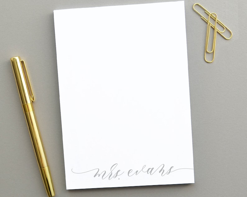 Personalized Notepad Customized Notepad Personalized Gifts Etsy