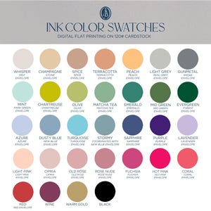 the color swatches for the inkcolor swatches