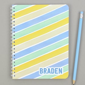 Cuaderno personalizado para niños, cuadernos personalizados para la escuela, papelería personalizada para niños, cuaderno para niños, cuaderno para niños