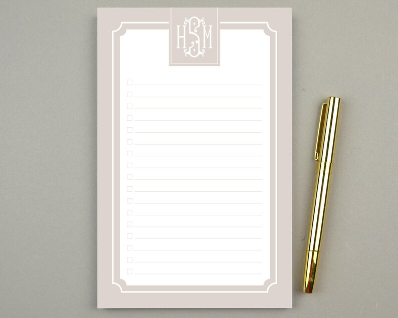 Personalized to Do List Notepad Daily Planner Notepad, Daily Task ...