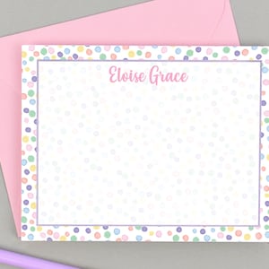 Monogram Stationery  Personalized Notecards – Add Pink and Stir Stationery