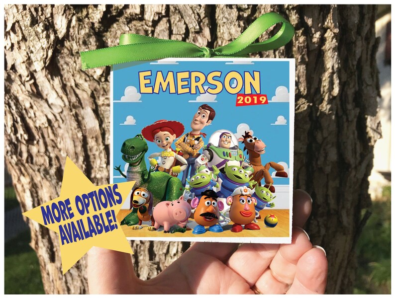 Toy Story Personalized Christmas Ornament Woody Buzz Etsy