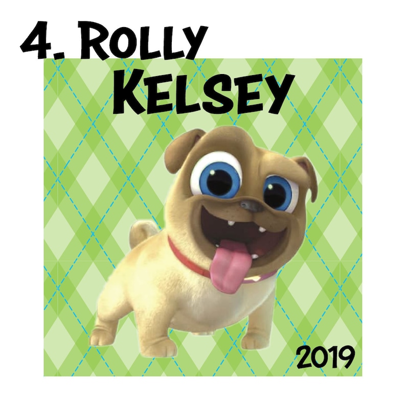 Puppy Dog Pals Personalized Christmas Ornament Tree Etsy