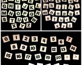 Felt Alphabet Numbers Bundle, Letters, Flannel Board Story, Home School, Montessori, Early Reader, Early Childhood, Quiet Toy, Busy Book