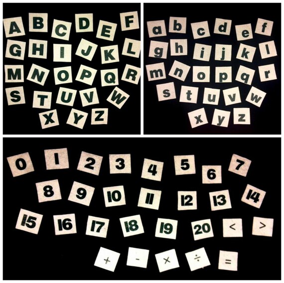 Felt Alphabet Numbers Bundle Letters Flannel Board Story Etsy
