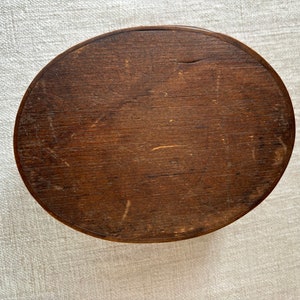 19th Century Oval Pantry Box, Country Kitchen Pantry and Kitchen, Primitive Decoration, Treen image 6