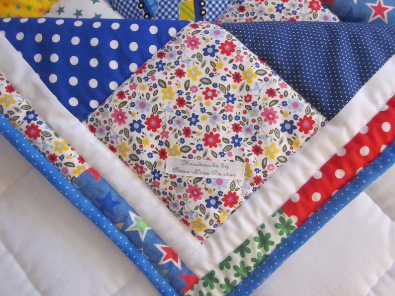 Handmade Patchwork Quilt Play Mat Etsy