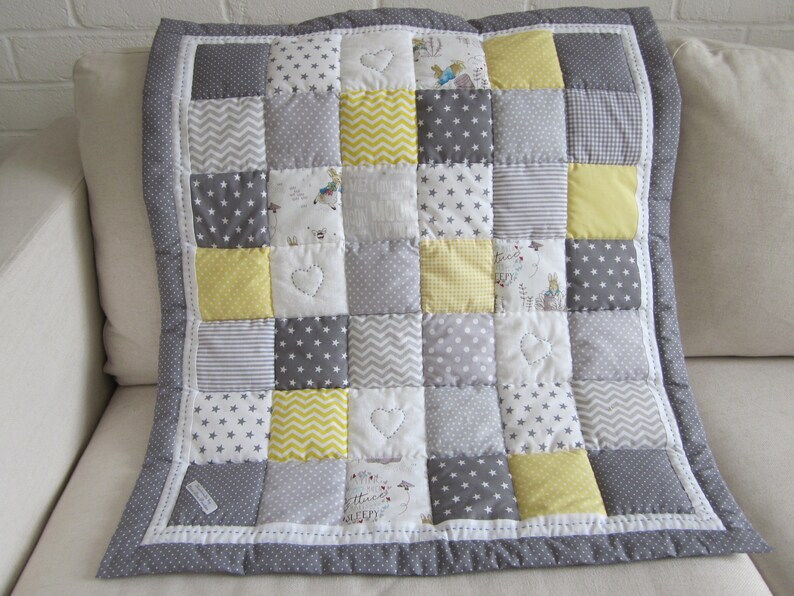 Handmade Patchwork Baby Quilt With Beatrix Potter Fabric Etsy