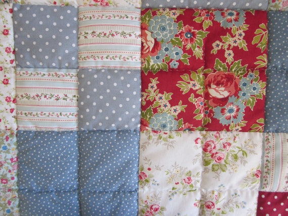 Handmade Patchwork Quilt Throw Etsy