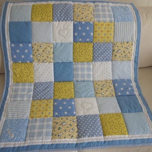 Handmade  Patchwork Baby Cot Quilt Play Mat
